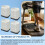 4 Pack Furniture Risers, Stackable Plastic Height Blocks, Moisture-Proof for Table Sofa Chair 3