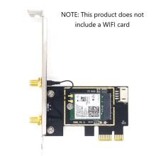 2X PCIE WiFi Card Adapter Dual Band Wireless Network Card Repetidor Adaptador for PC Desktop for AX200 9260AC