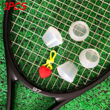4X Schokbestendig Silicone  Sleeve Tennisrackethoes Handvat Eindkap Bumperaccessoires Gripring Racket Sport Overgrip