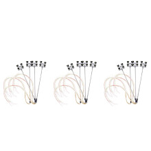 12 PCS HO Scale Model Lighting Tower,Tower Lights Model Lights Layout Lamppost for Train/Garden/Playground/Stadium