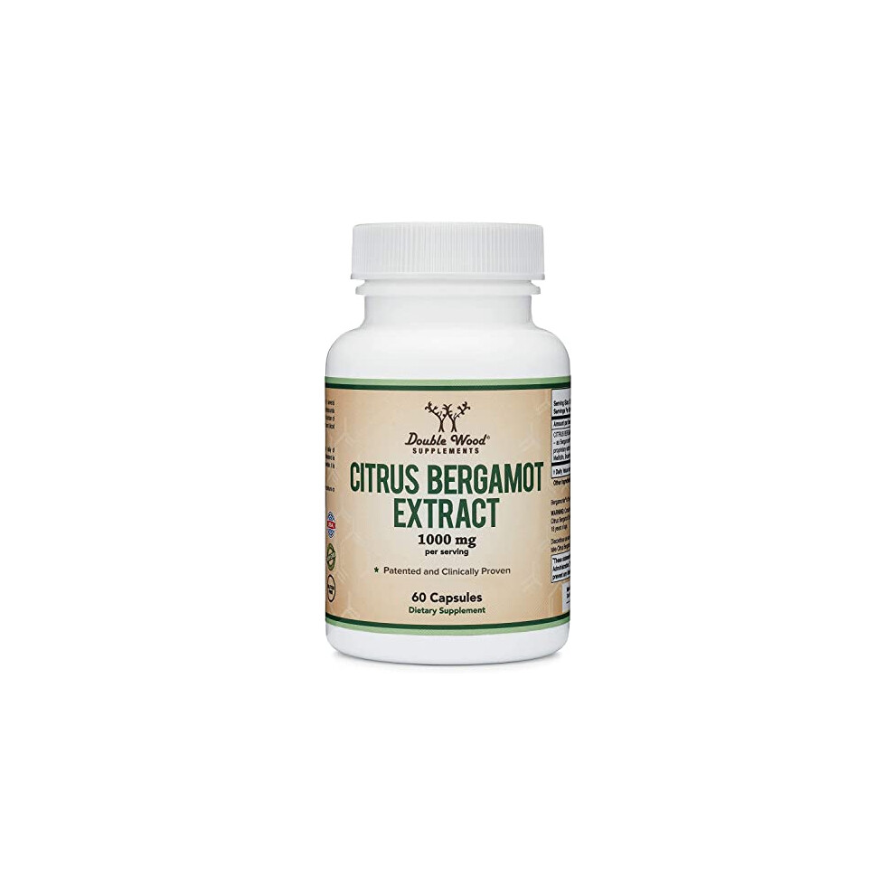 Double Wood Supplements Double Wood Supplements Citrus Bergamot 60 Capsules 1,000Mg Servings