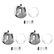 3X T-Type Fishtail-Slot Off-Road Gemodificeerde Aanhanger Mechanisch Deurslot Escort Antidiefstalslot Rv Paddle-Ingangsdeurslot