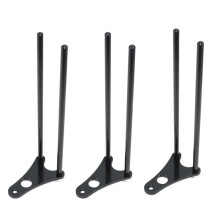 3X Carp Fishing Snag Bars Aluminium Alloy for Bite Alarms Windproof Anti Falling Snag Bar Carp Fishing Tackle