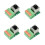 4 PCS RJ45 Network Terminal Block, 8-Pin, Tool-Free DIN Rail Mount, Cat.5e Network Socket Push-in Terminal 1