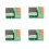 4 PCS RJ45 Network Terminal Block, 8-Pin, Tool-Free DIN Rail Mount, Cat.5e Network Socket Horizontal Terminal 1