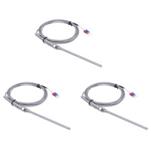 3X K Type 0-800 Degree Celsius Thermocouple Probe Sensors 2M 6.5Ft