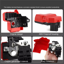 2X Car Battery Cable Terminal End Circuit Breaker DA8Z-14526-A for Explorer Taurus 2011-2019 BB5Z-14526-AA