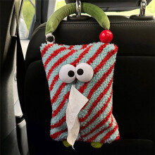 Boîte à Mouchoirs Mignonne de Dessin Animé, Boîte à Mouchoirs de Voiture, Tiroir en Peluche Girly, Sac à Mouchoirs Ménager, Boîte à Mouchoirs