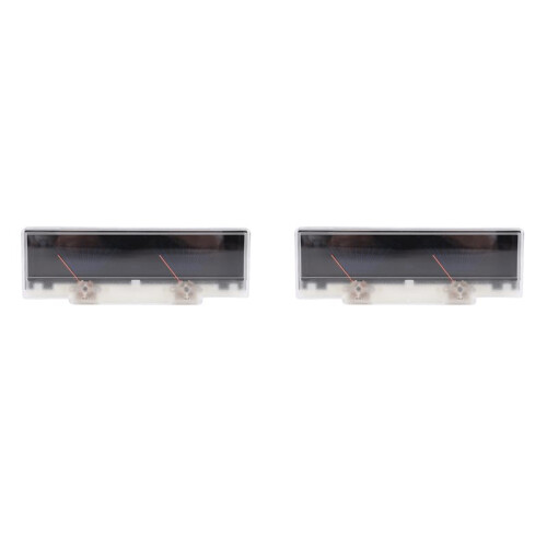 2X VU Meter Audio Power Amplifier Panel Dual Analog Level DB Meter with BackLight