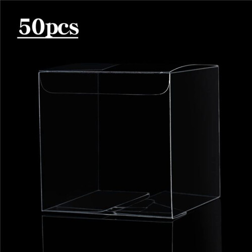 150Pcs Clear Plastic Boxes for Gifts Pvc Packing Box Gift Packaging Transparent Candy Box Wedding Gift Boxes 1