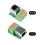 4 PCS RJ45 Network Terminal Block, 8-Pin, Tool-Free DIN Rail Mount, Cat.5e Network Socket Push-in Terminal 10