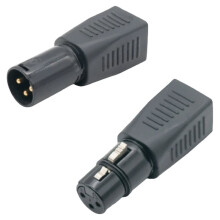 Conector de Conversión RJ45 A XLR de 3 Pines Adaptador de Red Ethernet A DMX RJ45 Macho Hembra Audio para DMX con Conector Variable