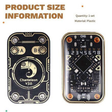 5X Chameleon Ultra V2.0 RFID Emulator NFC Duplicator+15xCUID 30xUID Keychain 125Khz 13.56Mhz RFID Reader