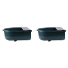 2X Abreuvoir Automatique pour Bétail, Évier en Plastique Épais pour Bovins, Moutons, Chevaux, Vaches, Fournitures Agricoles