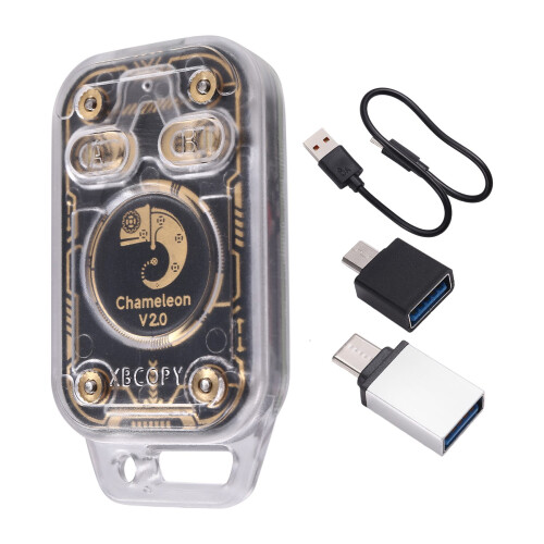 2X Chameleon V2.0 RFID  Chip Reader Emulator Restart  Card Emulator 125Khz 13.56Mhz Card Decode NFC Duplicator 2