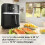 Bosch Bosch Airfryer Serie 4 MAF462B0 — 6,1 L heteluchtfriteuse, 7 programma's, touchscreen, dubbele verwarming 2