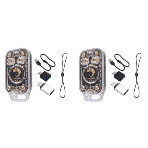 2X Chameleon V2.0 RFID  Chip Reader Emulator 125Khz 13.56Mhz Card Decode NFC Duplicator Restart