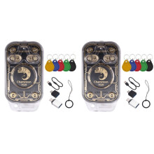 2X Chameleon V2.0 RFID Chip Reader Emulator NFC Duplicator 125K 13.56Mhz +10XUID Keychain Chameleon Ultra