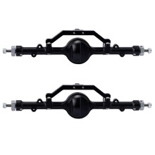 2X CNC Aluminum Alloy D90 Front Rear Axle for 1/10 RC Crawler RC4WD D90 D110 Gelande II TF2 Yota II Axle Upgrade Parts,2