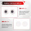 28Pcs LED Light Cover for  Meta /Skyler/Headliner/ Meta HSTN Accessories,Blackout LED Light Blocking 10