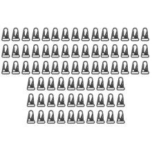 75 Pcs Enlarged Mouth Clip Sling Clasp Olecranon Hook for Sling Outdoors Bag Backpack,Carabiner Keychain Snap Hooks