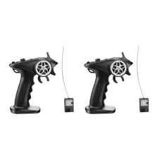 2X GA-4H-TX TX4 2,4 GHz 4CH Funksystem Sender Kontrolleur Fernbedienung mit Empfänger für RC Auto Boot Tank Crawler