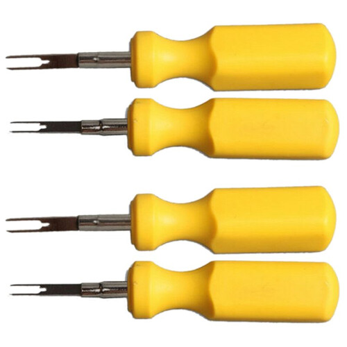 4Pcs/Set 3mm+2mm Car Wiring Connector Pin Release Extractor Puller Auto Terminal Removal Handle Tool for