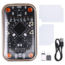 Chameleon Ultra V2.0 RFID Chip Reader Card Emulator+2XCUID/UID Card 125K 13.56M Card Decode NFC Duplicator
