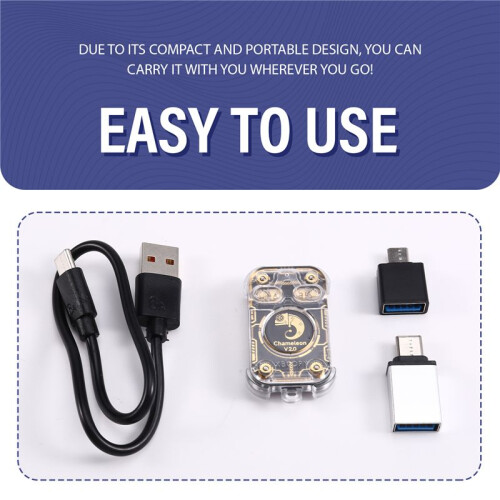 Chameleon V2.0 RFID  Chip Reader Emulator  Card Emulator 125Khz 13.56Mhz Card Decode Restart NFC Duplicator 2