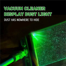 4X Vacuum Dust Detector Light Vacuum Led Light Attachment, Green LED Light for Vacuum Cleaner  Accessories