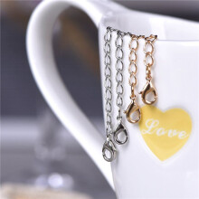 24 Pcs Stainless Steel Necklace Extender Bracelet Extender Extender Chain Set 6 Inch 4 Inch 3 Inch 2 Inch