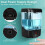 2X Automatic Soap Dispenser, Touchless Infrared Motion Sensor, 700Ml Wall Mount Hand Free for Bathroom Kitchen Hotel 7
