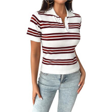 Womens Tops Collared Short Sleeve Shirts Summer Outfits Spring Dressy Casual Clothes Clothing White S