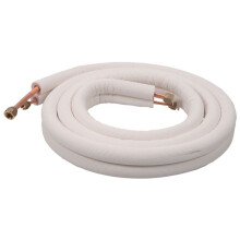 4pcs 3Meter Air Conditioner Pair Coil Tube 1/4in 3/8in Insulated Aluminum Wire Set Refrigerant Tube