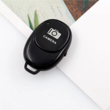 2X Wireless Camera Shutter Remote Control Selfie Clicker for Android & IOS Phones Selfie for Photos Videos Black