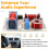 4X 3 Way Speaker Frequency Divider 300W HiFi Crossover Filter Frequency Distributor for DIY Home Speaker Modification 8