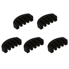 5X Violin Practice Heavy Black Rubber Violin Mute Silencer Acoustic Electric