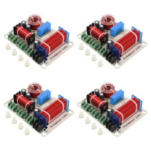 4X 3 Way Speaker Frequency Divider 300W HiFi Crossover Filter Frequency Distributor for DIY Home Speaker Modification