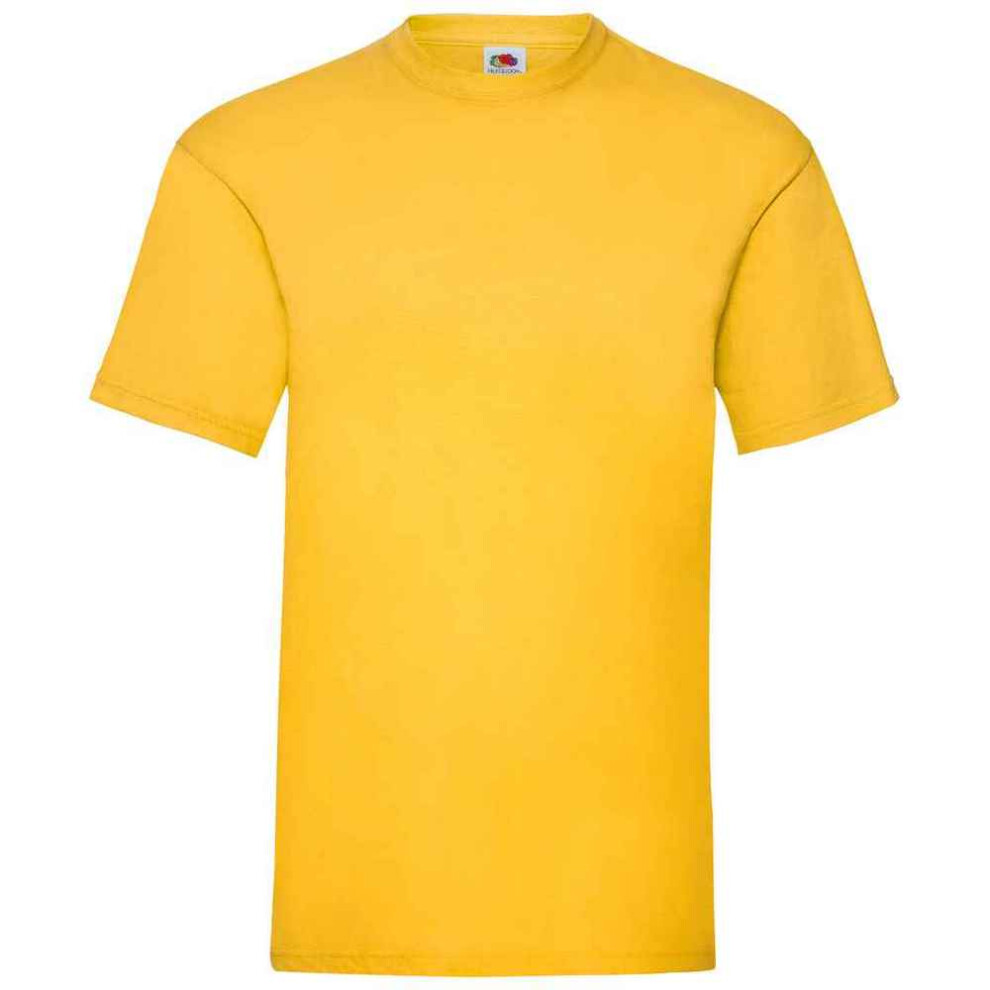 Fruit Of The Loom (M, Sunflower) Mens Valueweight T-Shirt