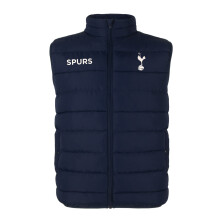Tottenham Hotspur FC Official Boys Body Warmer Gilet Navy Zip 4-5 Years