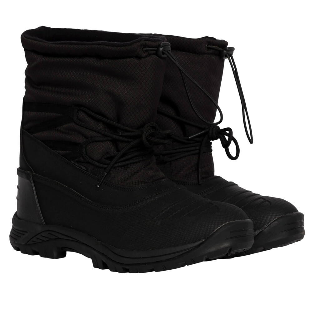 Trespass (9 Uk, Black) Mens Novern Waterproof Snow Boots