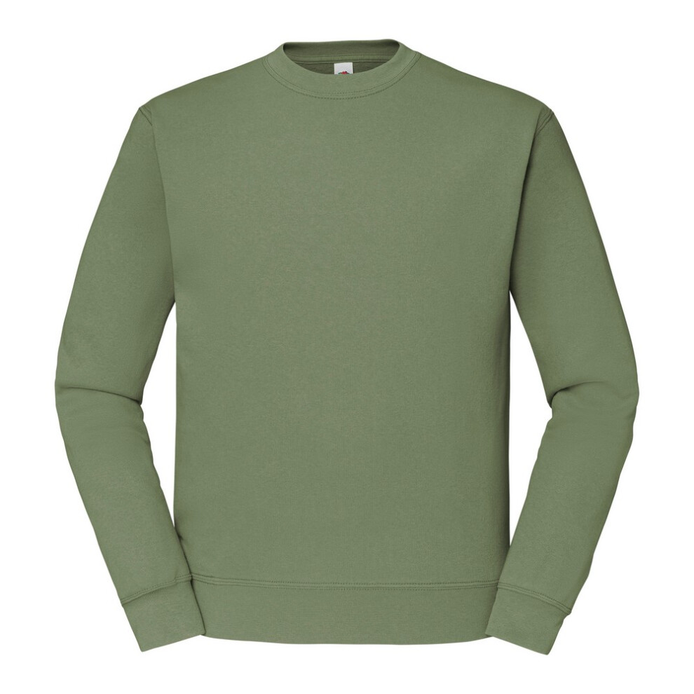 Fruit Of The Loom (Xl, Classic Olive) Mens Classic 80/20 Set-In Sweatshirt
