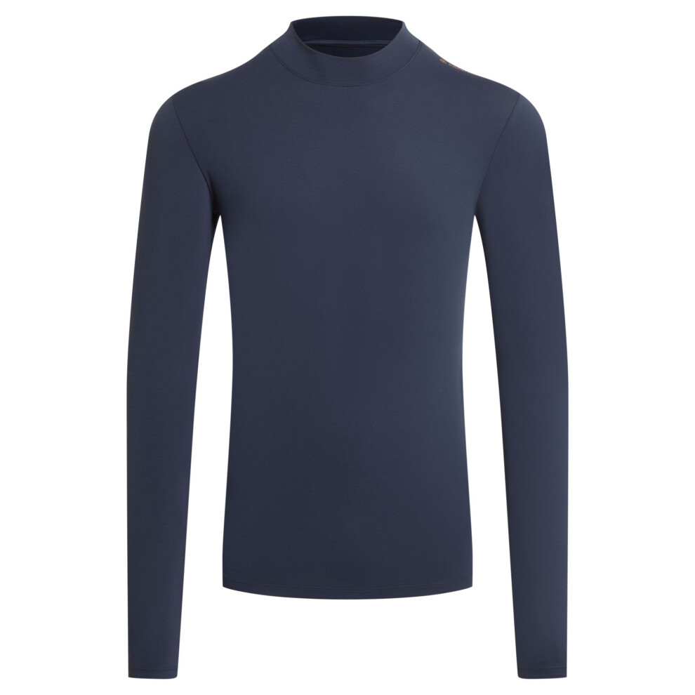 Craghoppers (Xl, Blue Navy) Mens Mock Neck Long-Sleeved Golf Top