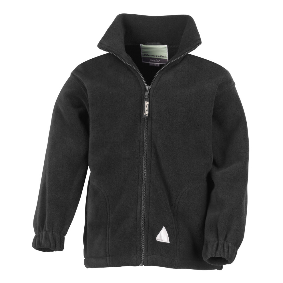 Result (6-8 Years, Black) Childrens/Kids Polartherm Fleece Jacket