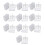 10X 2 in 1 White 24 Pieces Microscope Slides Staining Rack Dish Set 1