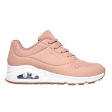 (8 UK, Rose) Skechers Womens/Ladies Uno Stand On Air Wedge Trainers