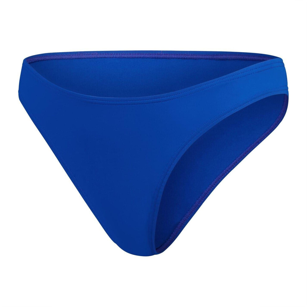 Speedo (16 Uk, Blue) Womens/Ladies Logo Bikini Bottoms