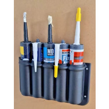 1pc RV Door Spray Can Storage Box Durable ABS Plastic Storage Box Suitable for Van Storage Pocket for Silicon/Adhesive Tubes