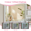 AINPECCA Dressing Table with LED Lights Mirror Vanity 3