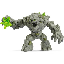 Schleich Eldrador Creatures - 8" Stone Monster Toy with Crystal Set - Cool Movable Monster Action Figure Fantasy Giant Rock Beast - Ages 7+ | 70141